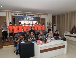 Polrestabes Surabaya Bongkar Sindikat Pencurian Berjaringan, Enam TKP Digerebek