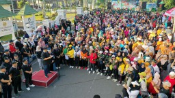 Ribuan Warga Jombang Ikuti Jalan Sehat Peringatan Hari Koperasi ke-78