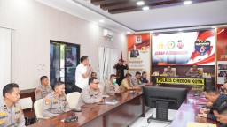 Serdik Sespimmen Paparkan Hasil Pengamatan Management Course di Polres Cirebon Kota