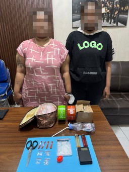 Polres Cirebon Kota Amankan Dua Perempuan Penyalahguna Narkotika Jenis Sabu