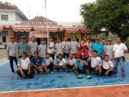 Meriahnya Turnamen Bola Voli Desa Cisaat melawan Desa Waled Asem Kecamatan Waled Kabupaten Cirebon