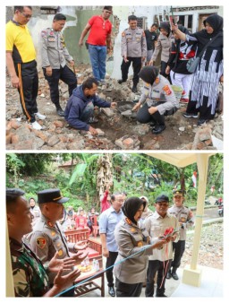 Polresta Cirebon Renovasi Dua Rumah Warga Tak Layak Huni, Hadirkan Kebahagiaan dan Harapan Baru
