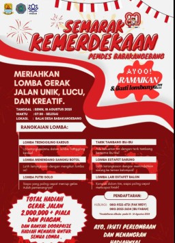 Pemdes Babakangebang Kecamatan Babakangebang Meriah Lomba Gerak Jalan Unik, Lucu, Dan Kreatif