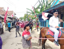 Sambut HUT RI ke – 80 Pemerintah Sumber lor Kecamatan Babakan Menggelar Acara Karnaval dan Arak – arakan