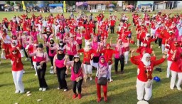 Memperingati HUT RI Ke 80 Desa Babakangebang Adakan Kegiatan Senam Sehat
