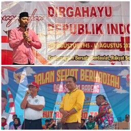 Jalan Sehat &Senam Pemdes Kreteranggon menyambut Hari kemerdekaan HUT RI Ke-80