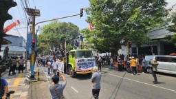 Kapolresta Pati Apresiasi Peserta Aksi Aliansi Masyarakat Pati Bersatu, Berjalan Aman dan Kondusif