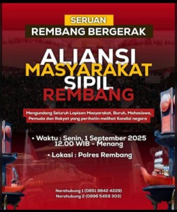 Beredar Di Whasaap Edaran Ajakan Siswa Untuk Berdemo Kumpul Di Polres Rembang