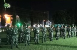 Pengamanan Ketat di Gedung DPRD Rembang, Kodim 0720 Siagakan 30 Personil