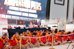 Polrestabes Surabaya Amankan 315 Orang dalam Aksi Demo Anarkis di Grahadi dan Sejumlah Titik Kota