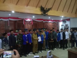Mahasiswa PMII Rembang Audiensi ke DPRD, Sampaikan 7 Poin Tuntutan