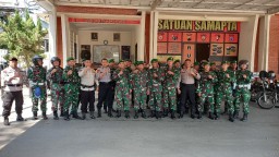 Kodim 0718/Pati Gelar Patroli ke Sejumlah Instansi Strategis di Kabupaten Pati