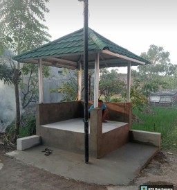Pemdes Cisaat Kecamatan Waled Bangun 4 titik Pos Kamling Untuk Keamanan Desa