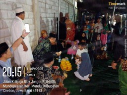 Sapa Warga & Doa Bersama Warga RT 04 RW 08 Jangor Blok Kalijaga Desa Mundupesisir Kecamatan Mundu