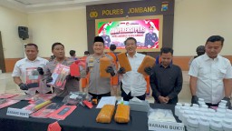 Polres Jombang Ungkap Kasus Peredaran dan Penyalahgunaan Narkoba