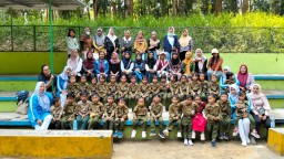 TK Tunas Rimba 1 Rembang Gelar Out Bond Dan Wisata Renang Di Mantingan