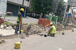 DPRD Sidak Trotoar Jalan KH Abdurrahman Wahid,Dinas Perkim Belum ada Jawaban