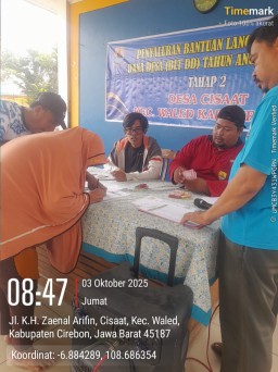 Pemdes Cisaat Kecamatan Waled Penyaluran BLT DD Tahap II Tahun 2025