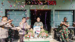 Kapolres Jombang Beri Kejutan kepada Kodim 0814 Jombang dan Sat Radar 222 Ploso Jombang