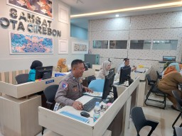 Polantas Menyapa, Samsat Kota Cirebon Jawa Barat Optimalkan Pelayanan Kepada Masyarakat
