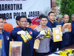Polda Jabar Gagalkan Peredaran Narkoba Jaringan Internasional