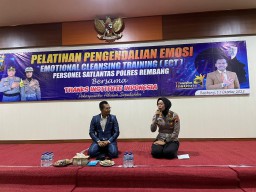Pertama di Polda Jawa Tengah, Kasat Lantas Rembang Gelar Pelatihan Pengendalian Emosi untuk Anggota