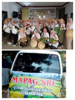 Pemerintah Desa Penpen Kecamatan Mundu Kabupaten Cirebon Gelar Acara Adat Mapag Sri