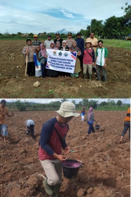 Dukung Ketahanan Pangan Nasional, Pemdes Desa Pasaleman Kecamatan Pasaleman Tanam Jagung Pipil