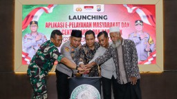 Polres Jombang Launching Aplikasi E-Pelayanan Masyarakat dan WhatsApp Center