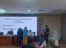 Arderio Hukom Terpilih Aklamasi sebagai Ketua KONI Surabaya 2025–2029