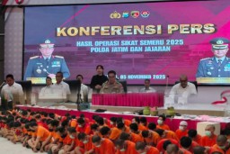 Operasi Sikat Semeru 2025, Polda Jatim Ungkap 1.443 Kasus Kriminal dalam 12 Hari