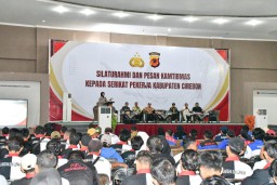 Polresta Cirebon Gelar Silaturahmi dan Berikan Pesan Kamtibmas Kepada Serikat Pekerja