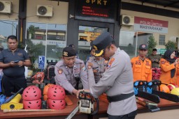 Polres Lamongan Gelar Apel Siap Tanggap Darurat Bencana Musim Hujan