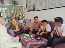 Aksi Tawuran Dua Geng Pelajar di Digagalkan Anggota Polsek Sukolilo, Belasan Remaja Dibina