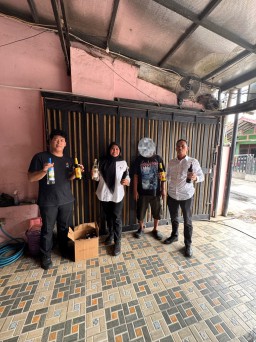 Sat Resnarkoba Polres Cirebon Kota Gelar Operasi Miras di Kecamatan Tengah Tani