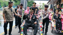 Kapolres Jombang Hiasi Pensiun Anggota Polri dengan Tradisi Unik dan Penuh Makna
