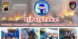 Satpolairud Polresta Pati Luncurkan Program “Si Pola Cekal” Cegah Kebakaran Kapal di Sungai Silugonggo