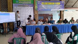 Proses Ujian Perangkat Desa Yang Dilaksanakan Di Desa Datinawong Berjalan Dengan Lancar Dan kondusif