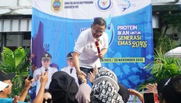 Pemkab Pati Bagikan 3 Ton Ikan Gratis di Hari Ikan Nasional 2025, Dorong Nutrisi untuk Generasi Emas 2045