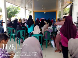 Pemdes Cisaat Salurkan BLT Kesra Rp.900 Ribu kepada 395 Penerima Manfaat