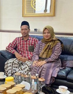Ashifur Rohib yang terpilih sebagai Kepala Desa PAW Wadak Kidul