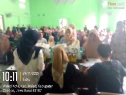 Penyaluran Beras Bantuan Pangan Tahun 2025 di Desa Waled Kota Berjalan Tertib dan Lancar