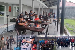Lapangan Tembak Edi Suwarno Kodikmar Surabaya Dipadati Peserta, Bidik Lahirkan Atlet Muda Menembak