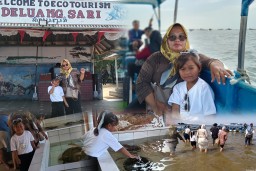 Nikmati Liburan Nataru, Jelajah Keajaiban Deluang Sari Pulau Penyu, Wisata Edukatif Favorit di Bali