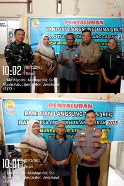 Penyaluran BLT Dana Desa Triwulan III Tahun 2025 Berlangsung Lancar di Balaidesa Mundupesisir