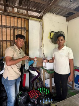 Sat Resnarkoba Amankan Puluhan Botol Ciu di Kawasan Kalijaga