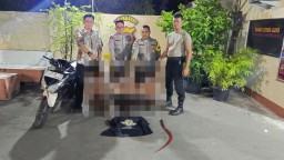 Polsek Kesambi Amankan Tiga Remaja Diduga Hendak Tawuran Bersenjata Tajam di Bypass Sunyaragi