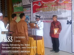 PJ.Kepala Desa Datinawong Resmi Lantik Tiga Perangkat Desa Yaitu Kasi kesra kasi pelayanan Dan Kepala Dusun Nawong