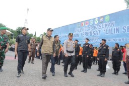Polres Lamongan Laksanakan Apel Gelar Pasukan Ops Lilin Semeru, Siap Amankan Natal 2025 dan Tahun Baru 2026
