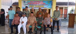 Kepala Desa Trosono Resmi Lantik Tiga perangkat Desa Berjalan Dengan Aman Dan Kondusif